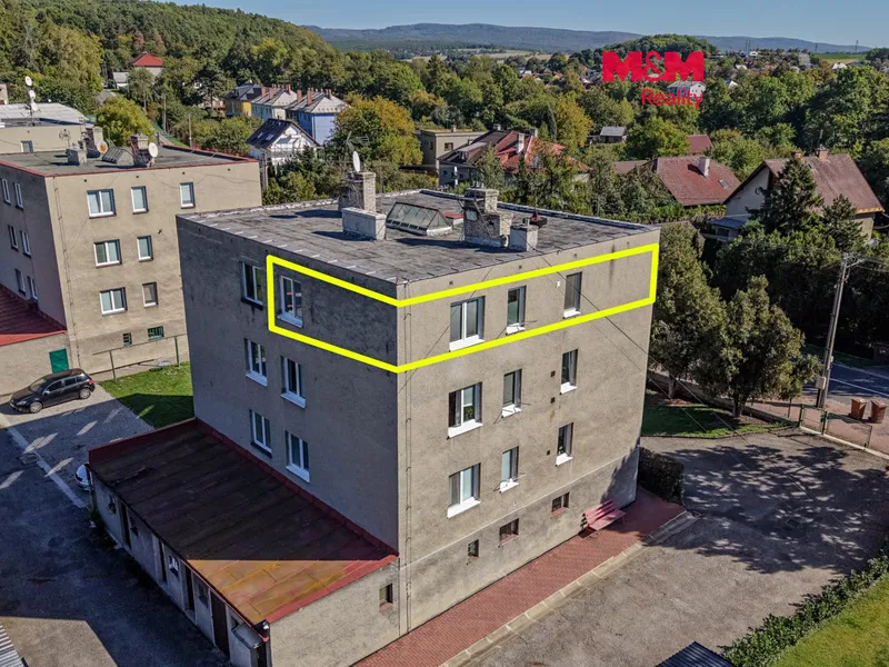 Prodej bytu 3+1, 60 m², Velká Bystřice, ul. Na Letné